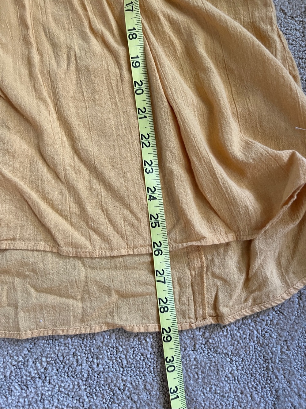 Boho Mustard Embroidered Peasant Top - Brand: Max Studio - Picture 10 of 10
